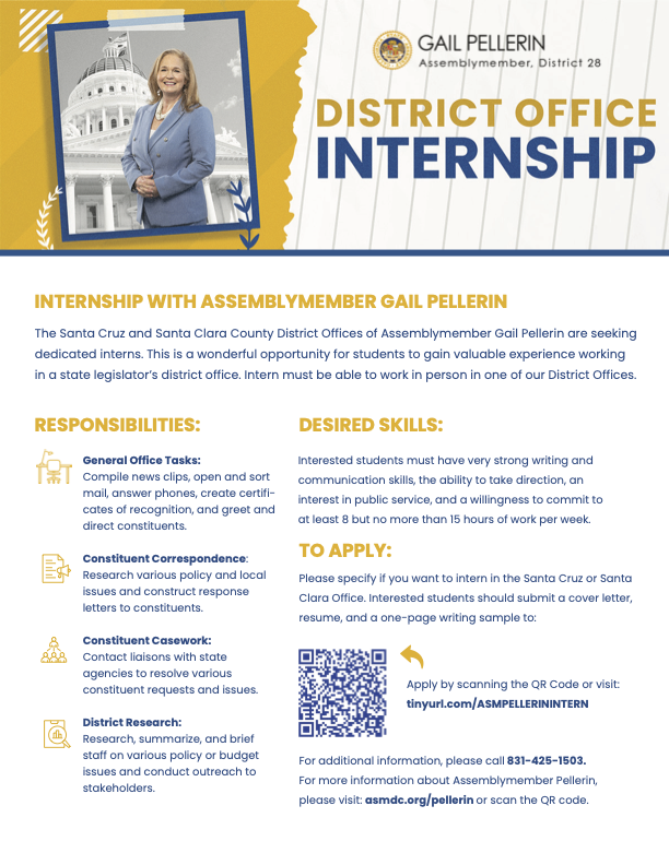 Pellerin Internship Flyer