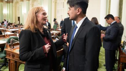 Thanking Brandson Tsay for his heroic actions during the Monterey Park Shooting
