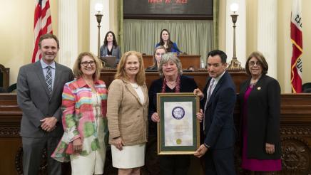Presenting Rosemary Chalmers as AD 28’s Woman of the Year