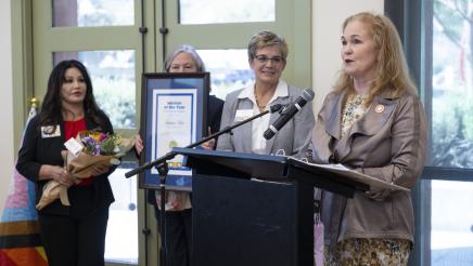 Assemblymember Pellerin honors Joanne Vliet