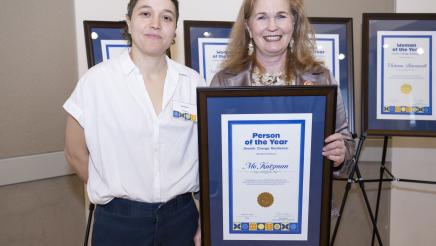 Assemblymember Pellerin honors Mo Katzman as Person of the Year