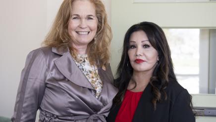 Assemblymember Pellerin and Cecelia Ponzini
