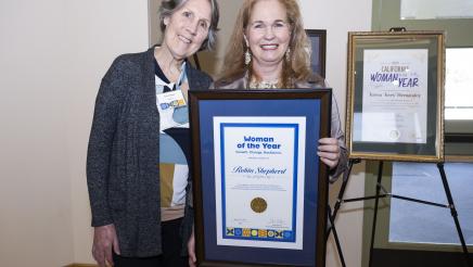 Assemblymember Pellerin honors Robin Shepherd