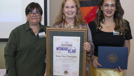 Assemblymember Pellerin honors Terry Hernandez