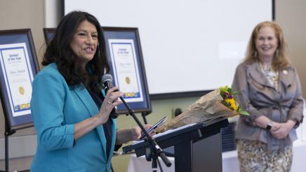 Yvonne Martinez Beltran gives remark