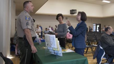Assemblymember Low at Senior Scam Stopper Event